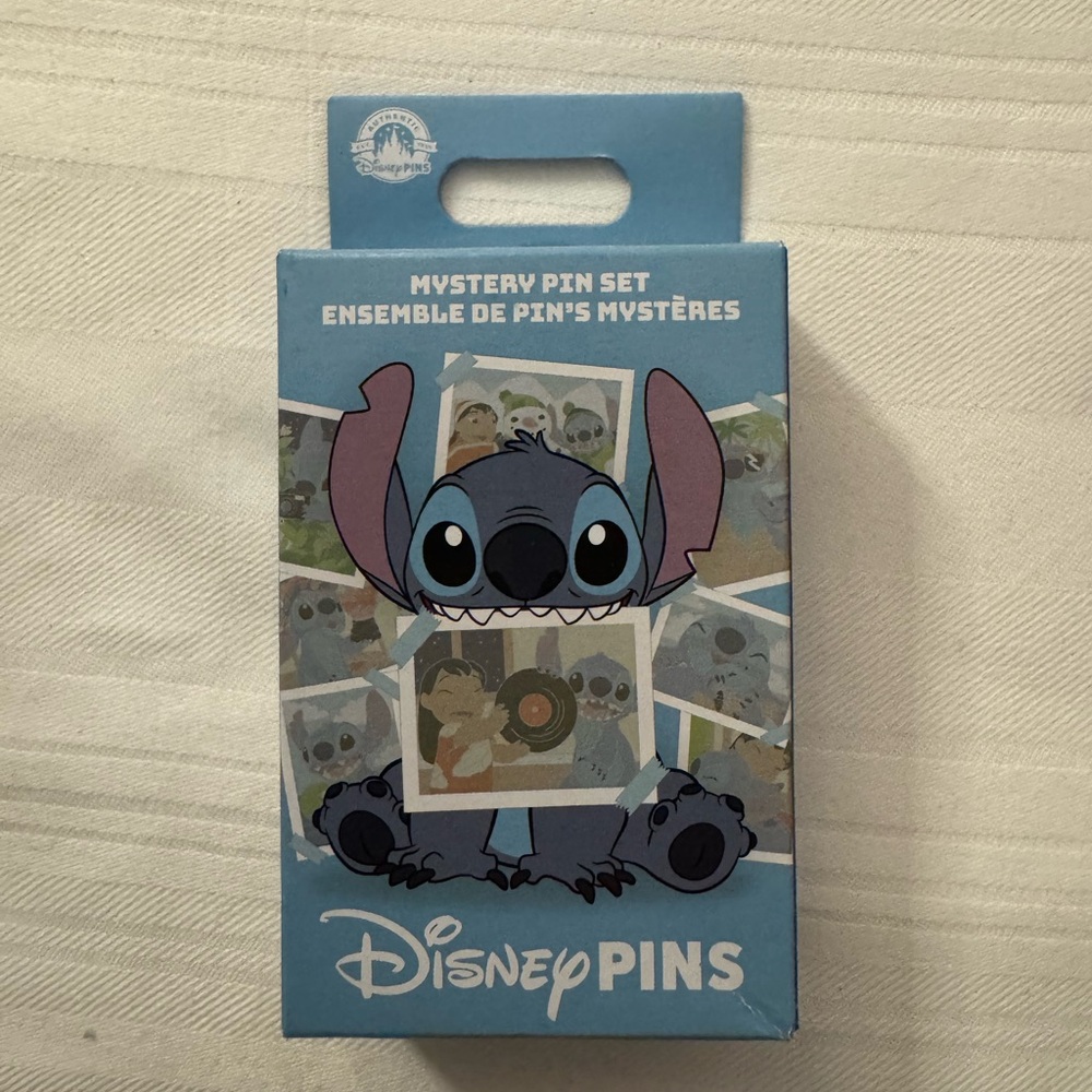 Disney stitch mystery pin box unopened